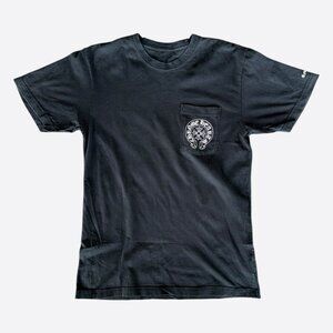 Chrome Hearts Black & White Horseshoe Logo T-Shirt